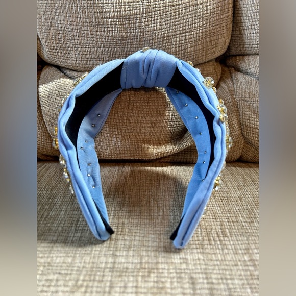 Blue Rhinestone Headband - Picture 7 of 9